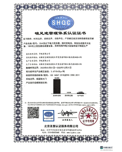 Certification de l’empreinte carbone