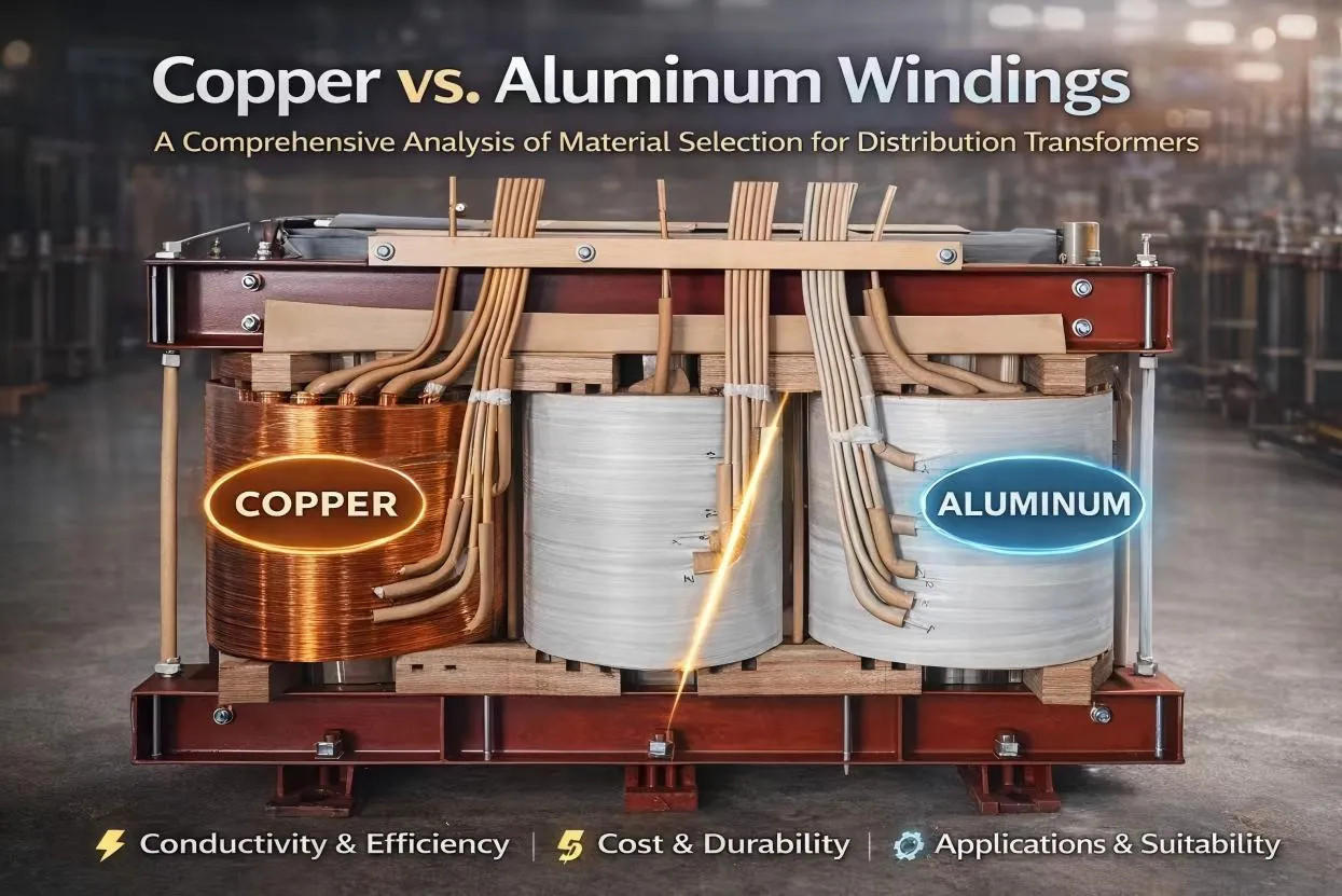 Enroulements cuivre vs aluminium: une analyse complète de la sélection des matériaux pour les transformateurs de distribution