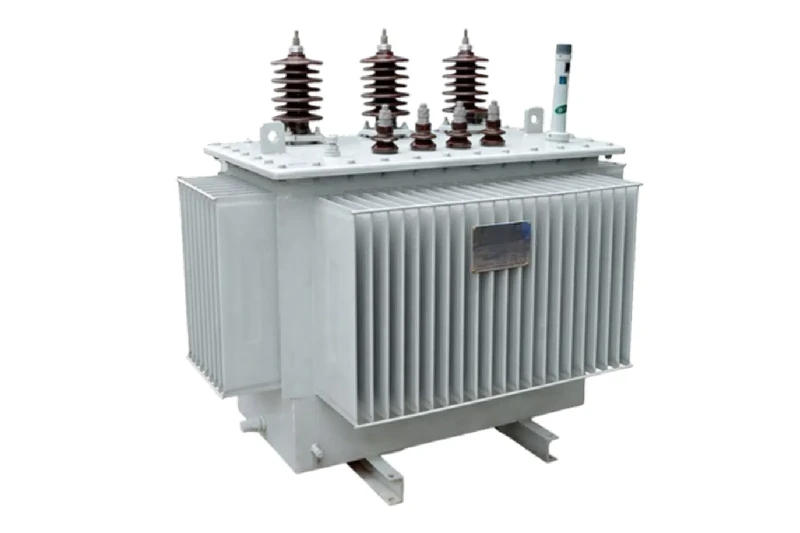 Transformateur de distribution immergé dans l'huile de 100kVA triphasé